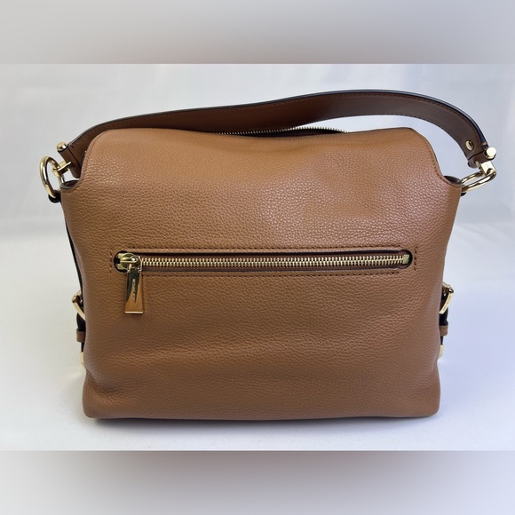 Michael Kors Brooke Pebble Leather Satchel - Picture 5 of 16